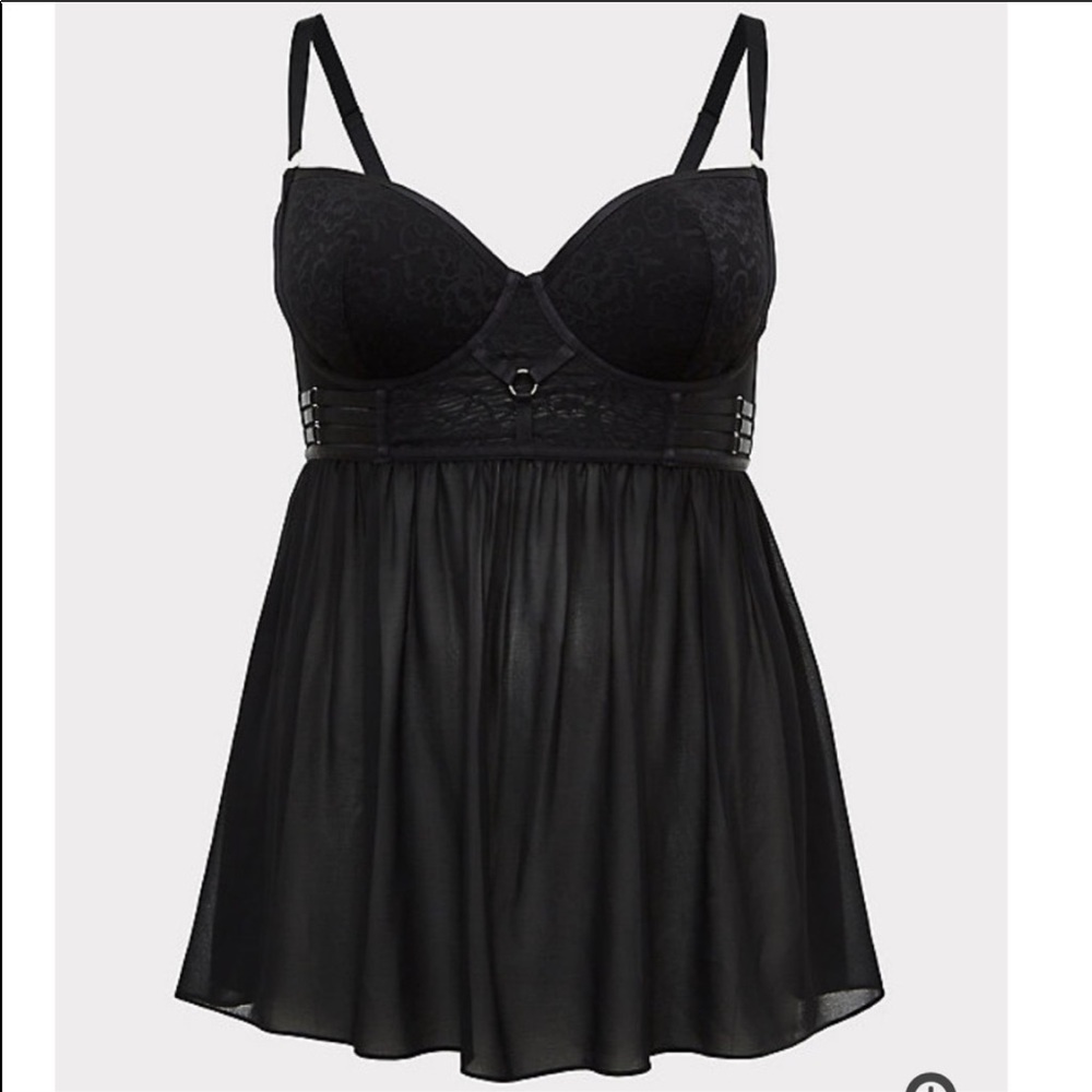 NWT torrid harness babydoll lingerie